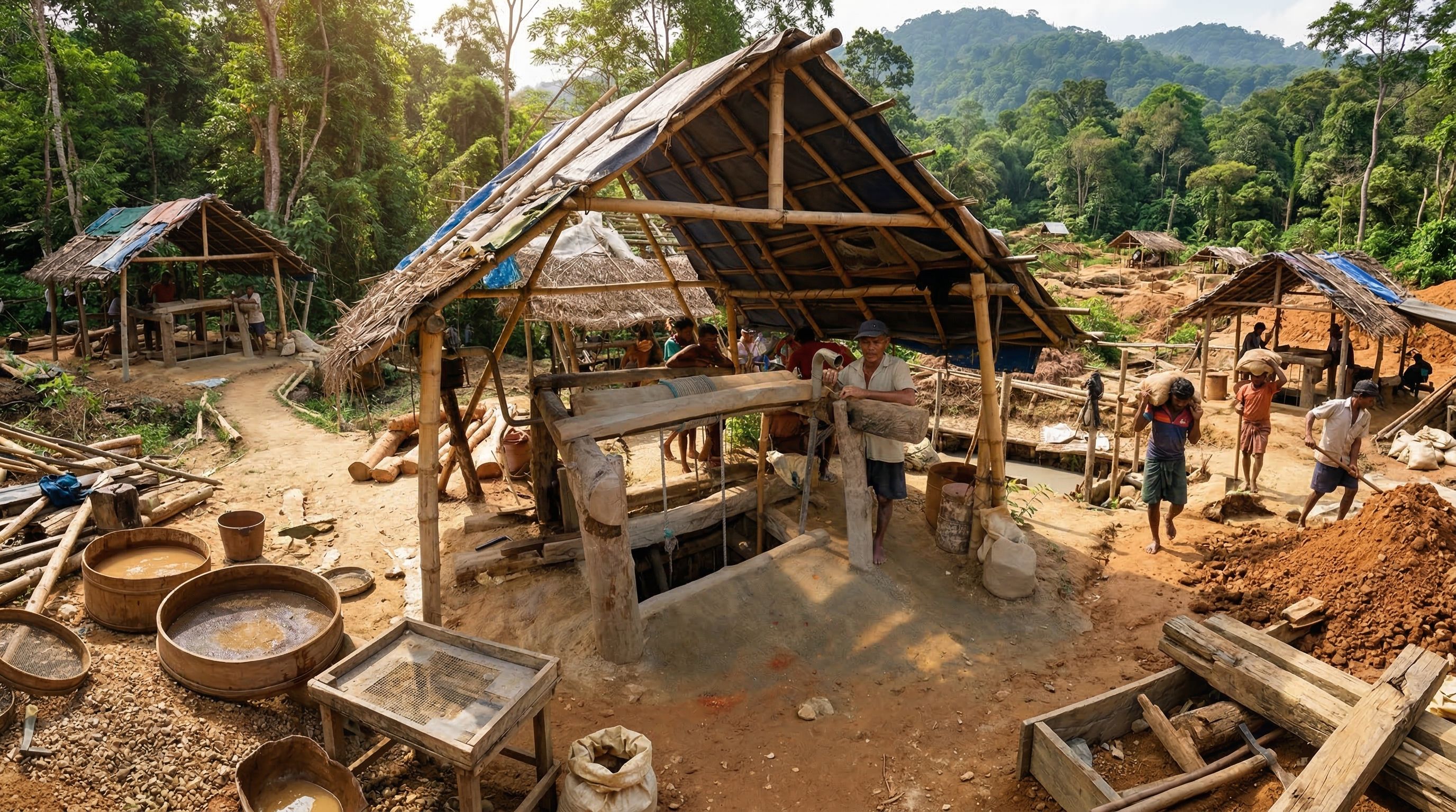 Gem Mining in Ratnapura